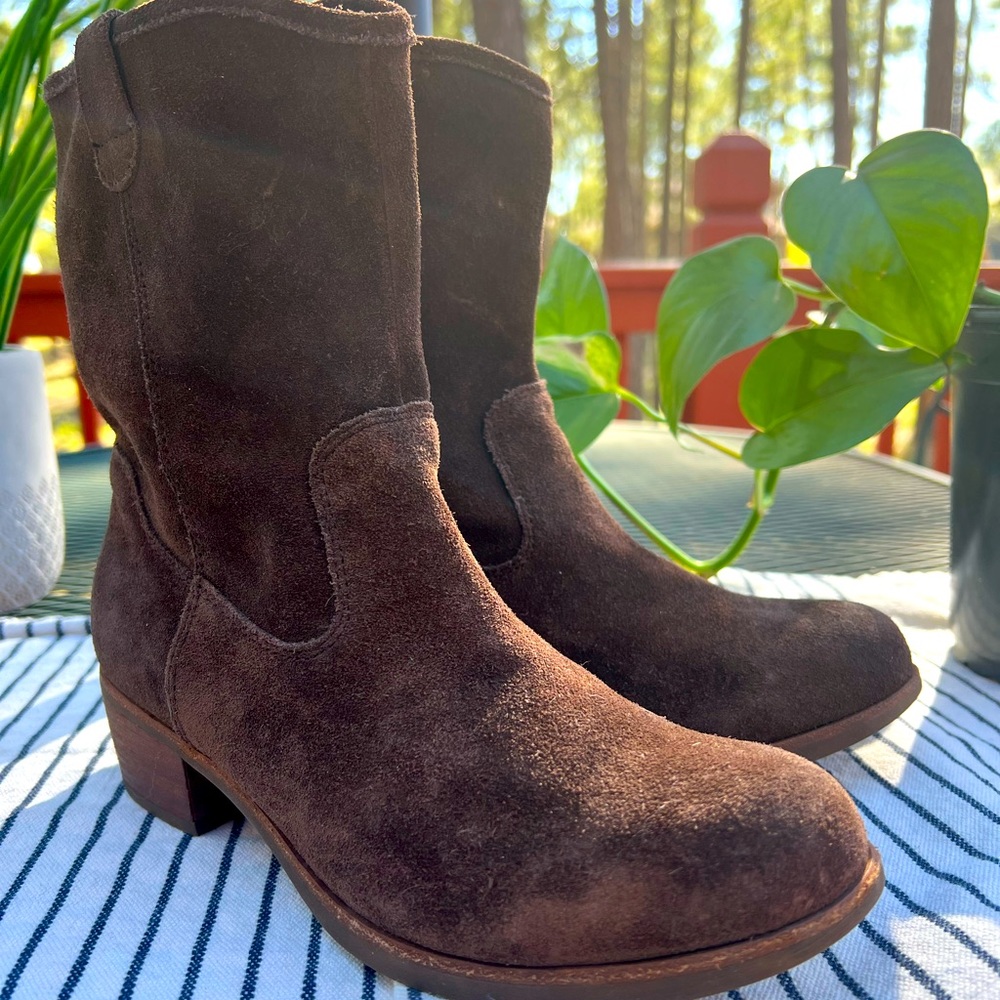 UGG Suede Leather booties